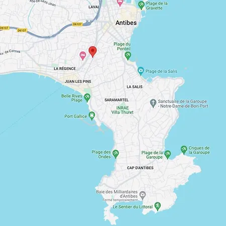 Juan Les Pins, T2 Cosy Et Confortable, Avec Parking En Sous-sol, Proche Plages Et Commerces Antibes